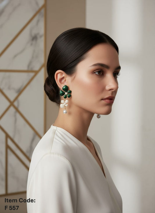 Shimmer Blossom Earings