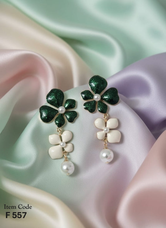 Shimmer Blossom Earings