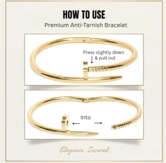 Golden Nail Luxe Bracelet