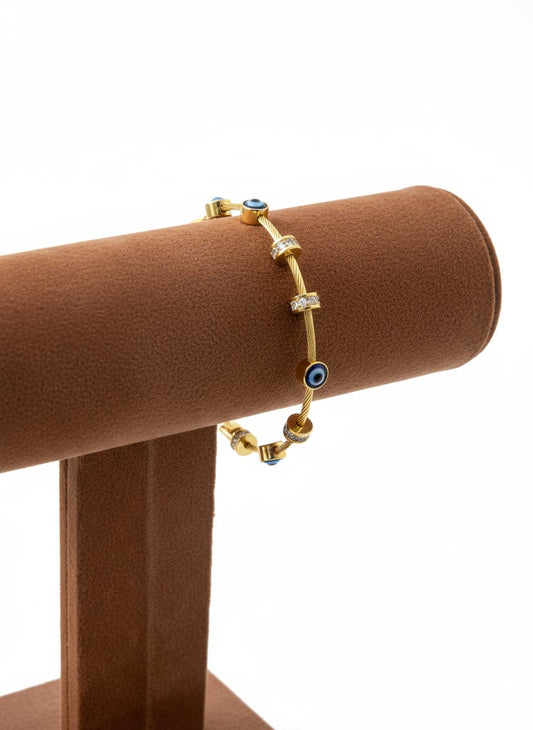 Evil Eye Gold Bracelet