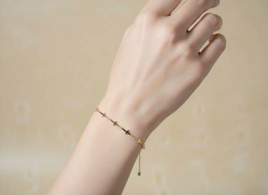 Celestial Cross Bracelet