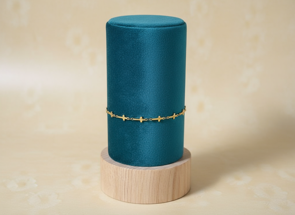 Celestial Cross Bracelet